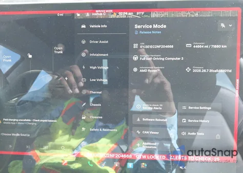 2022 Tesla Model 3 Performance Dual Motor All-Wheel Drive z USA, uszkodzony, nr VIN 5YJ3E1EC2NF204668